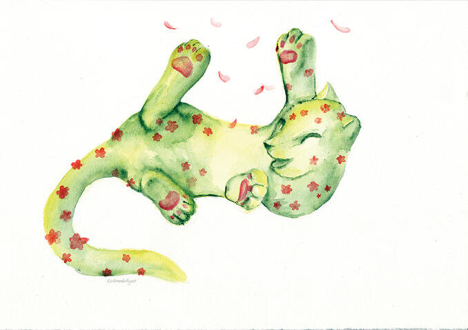 Blossom Leopard Cub Blossom Leopard Cub