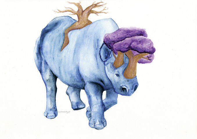 Tree Rhinoceros Tree Rhinoceros