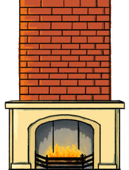 Past Fireplace