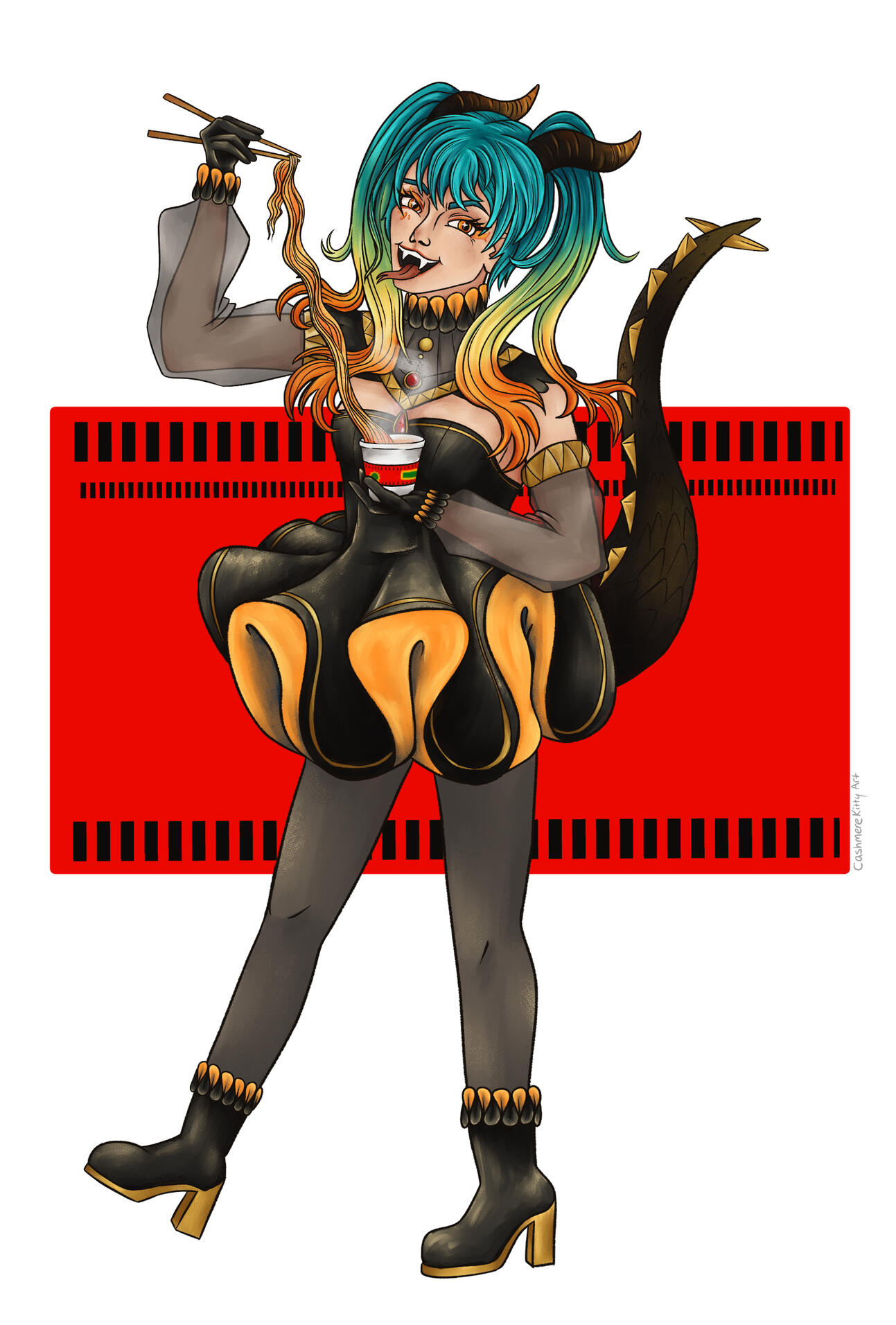 MikuParty Zine Submission - Salamander Miku